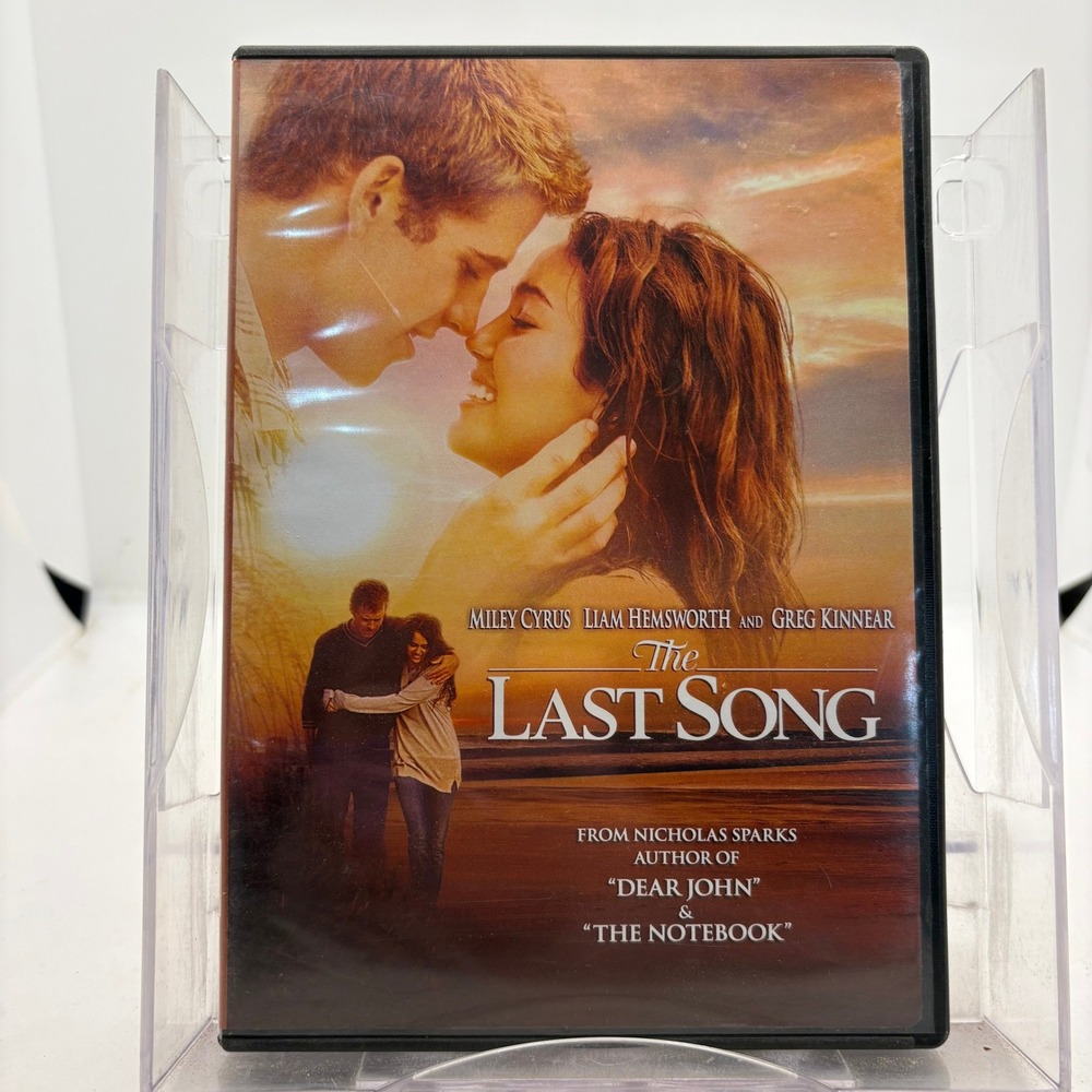 The Last Song DVD Miley Cyrus Liam Hemsworth Nicholas Sparks Romance Drama 2010